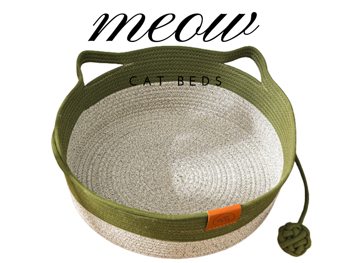 Cozy Cotton Rope Rattan Pet Nest - Cat Bed Furniture Premium Quality, Cat Accessories & Kitten Supplies