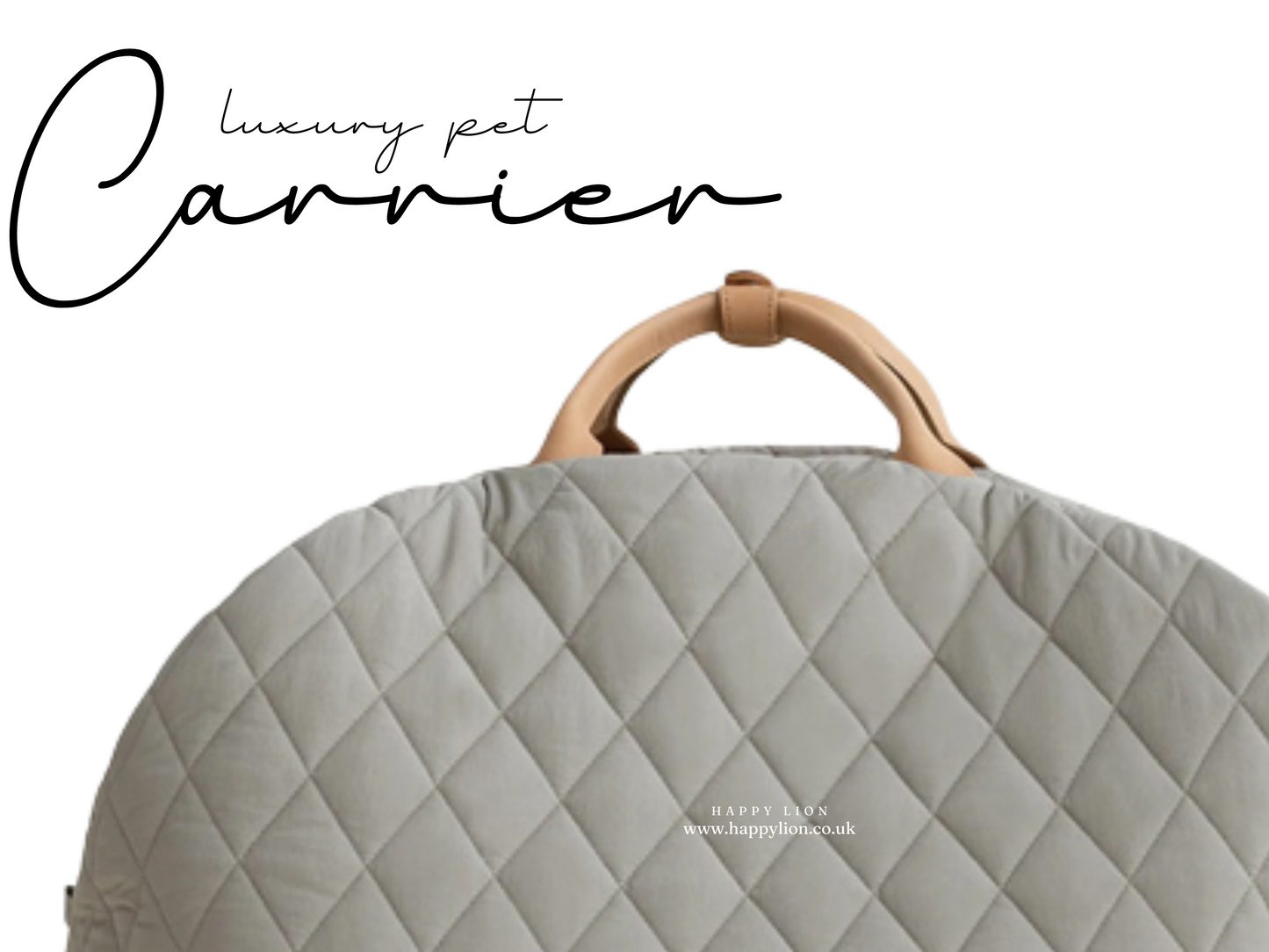 Dog Carrier Bag :Travel in Style with Our Luxurious Dog Carrier Bag