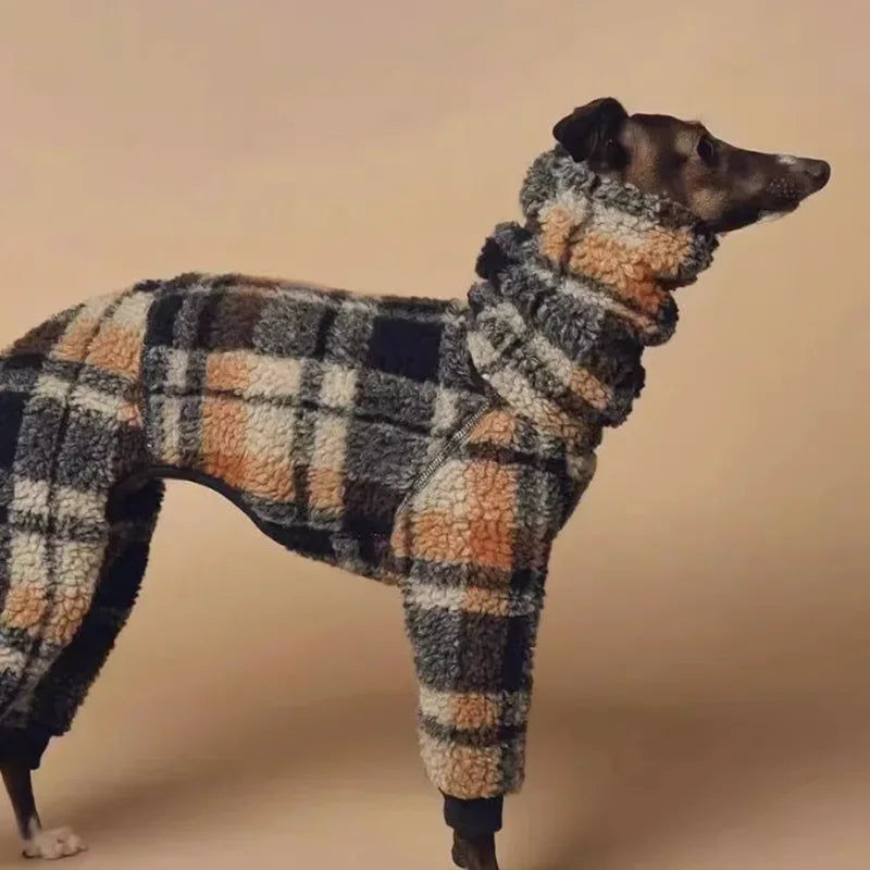 Teddy Sherpa Dog Jumper – Beige, Brown & Cream
