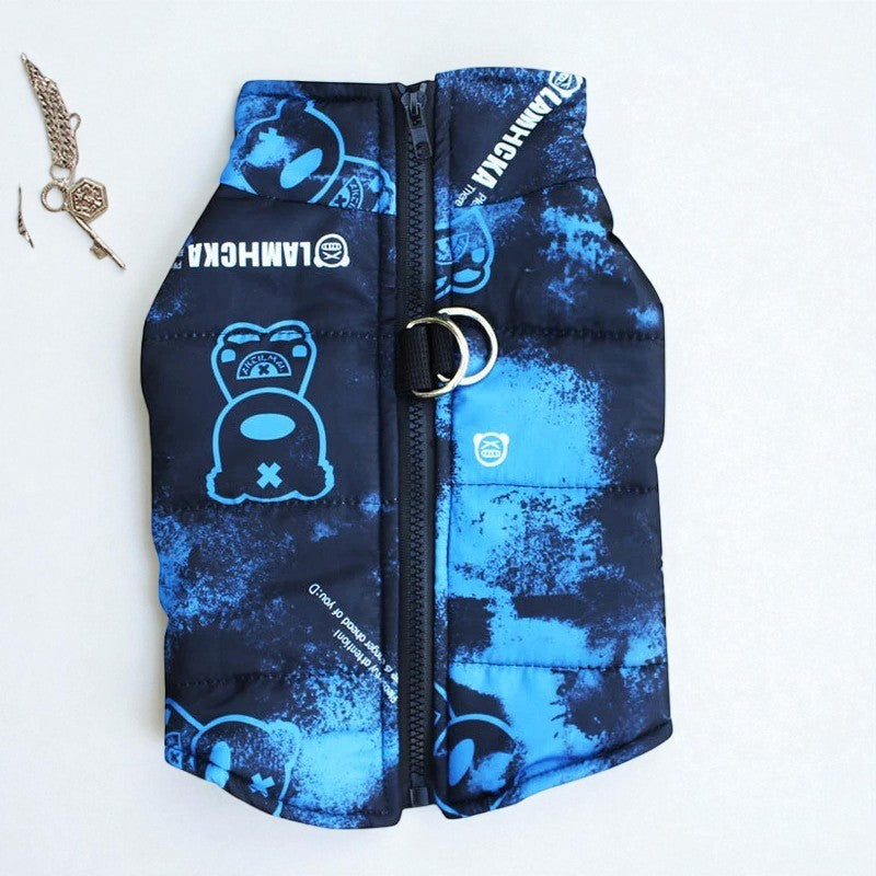 Dog Winter Warm Down Vest Shell Jacket