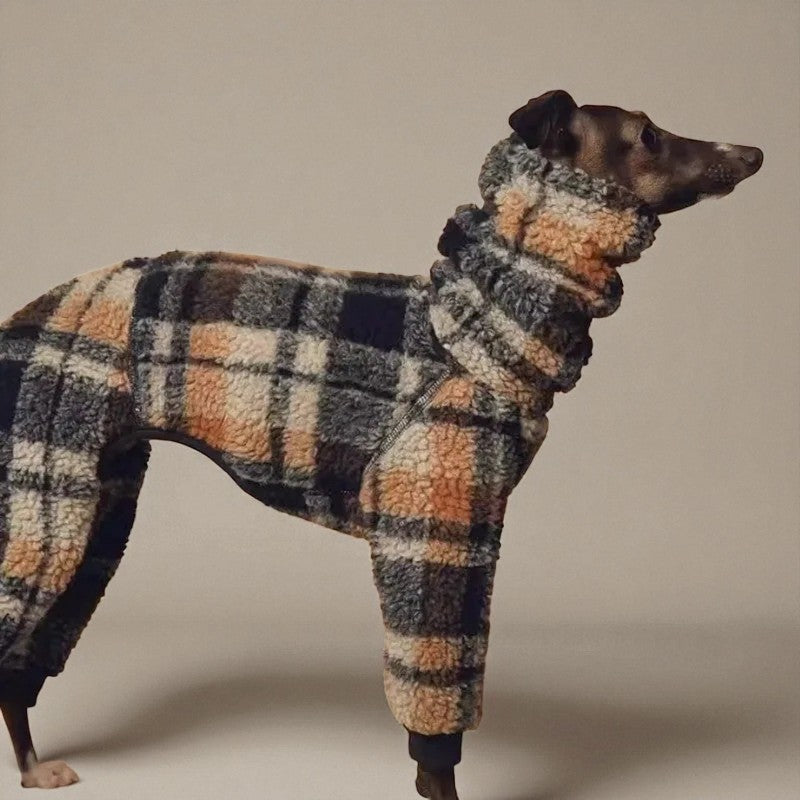 Teddy Sherpa Dog Jumper – Beige, Brown & Cream