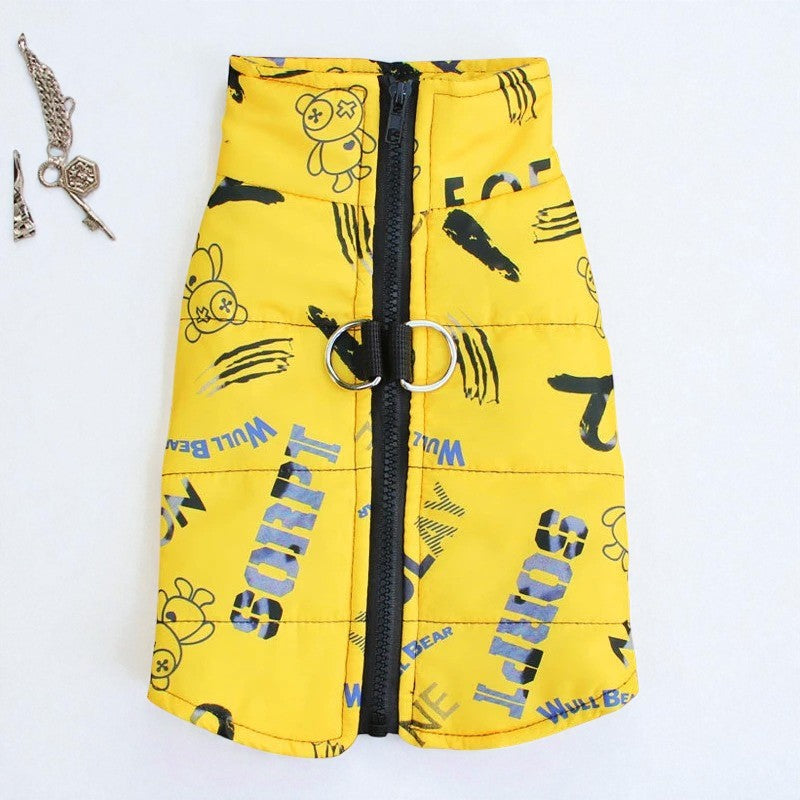 Dog Winter Warm Down Vest Shell Jacket
