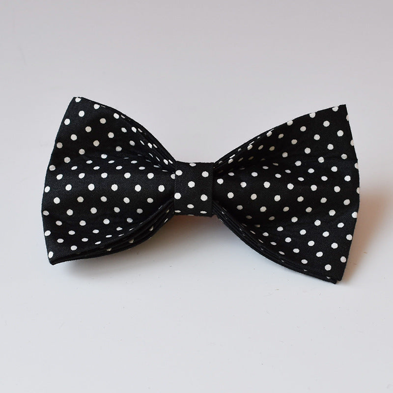 Black Polka Dot Collar Dog Leash Pet Neck Collar