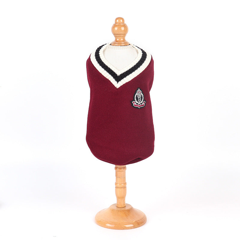 Varsity styled Jumper For Dogs , Dog Jumper UK , Dog Jumpers London