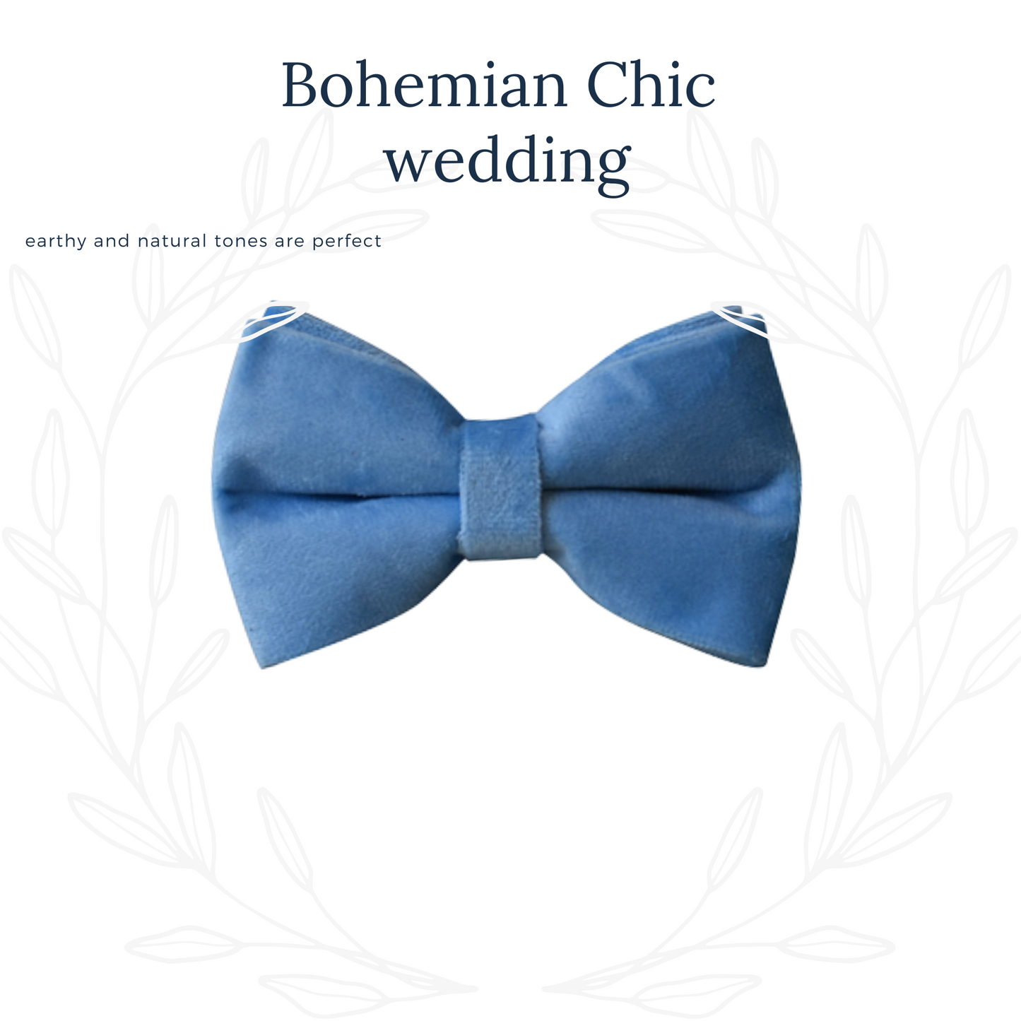 Dusty Blue Bow Tie