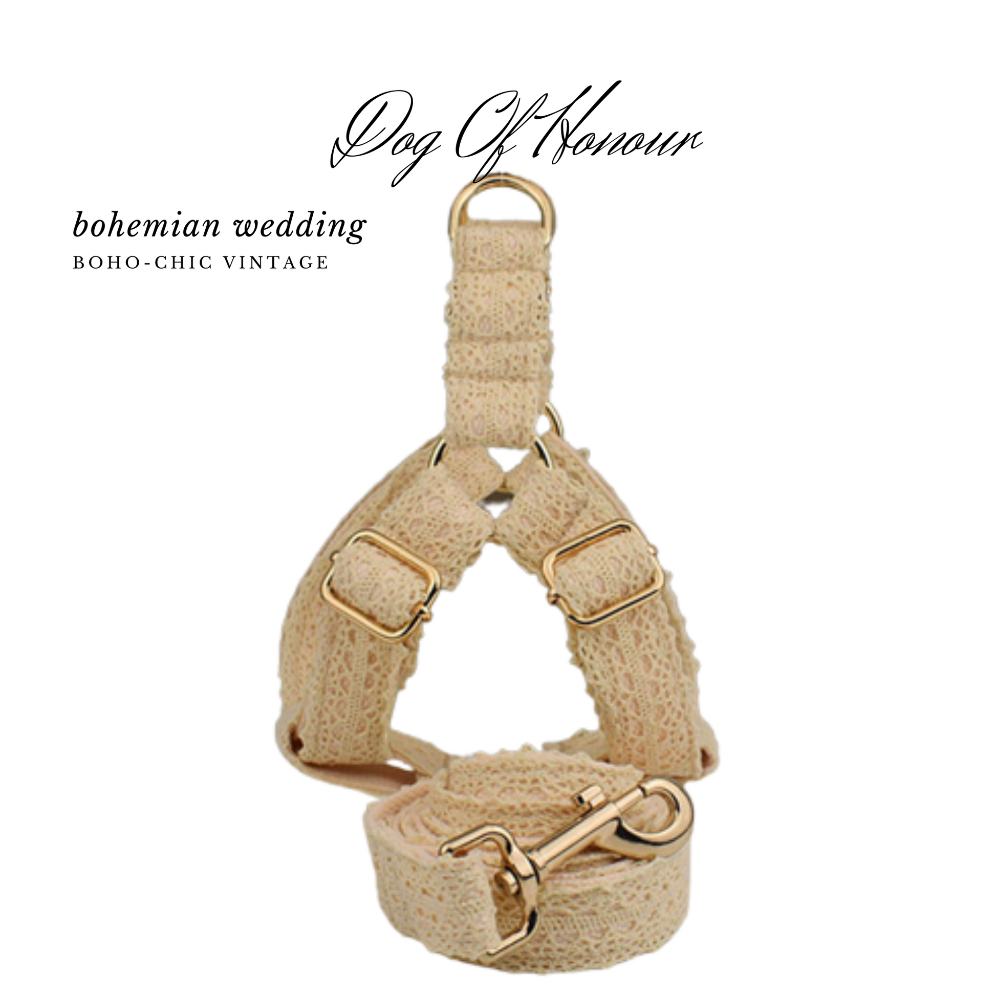 Dog Wedding Harness and Leash