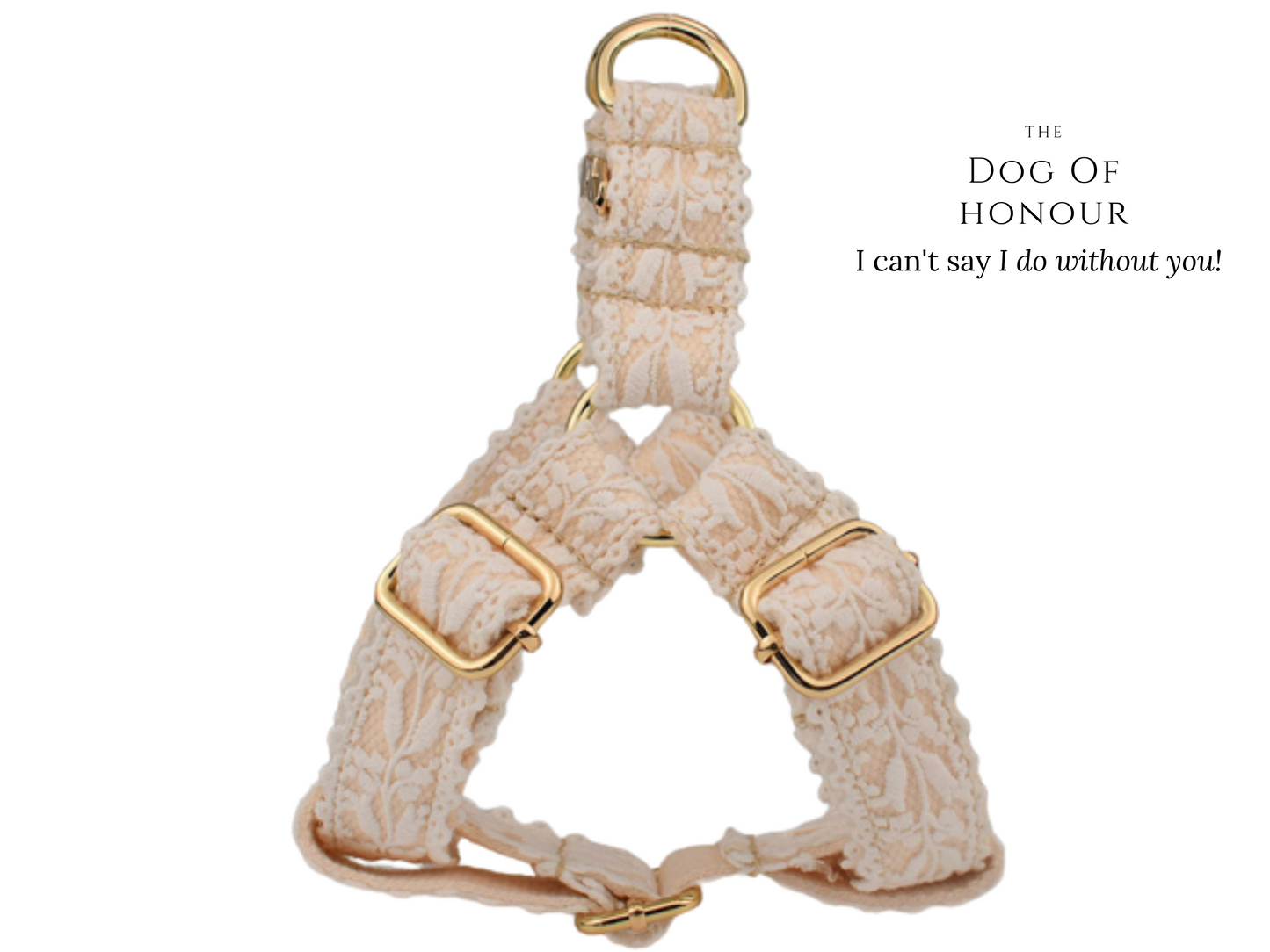 White Lace Dog Wedding Harness and Lead Set , Romantic Wedding Theme