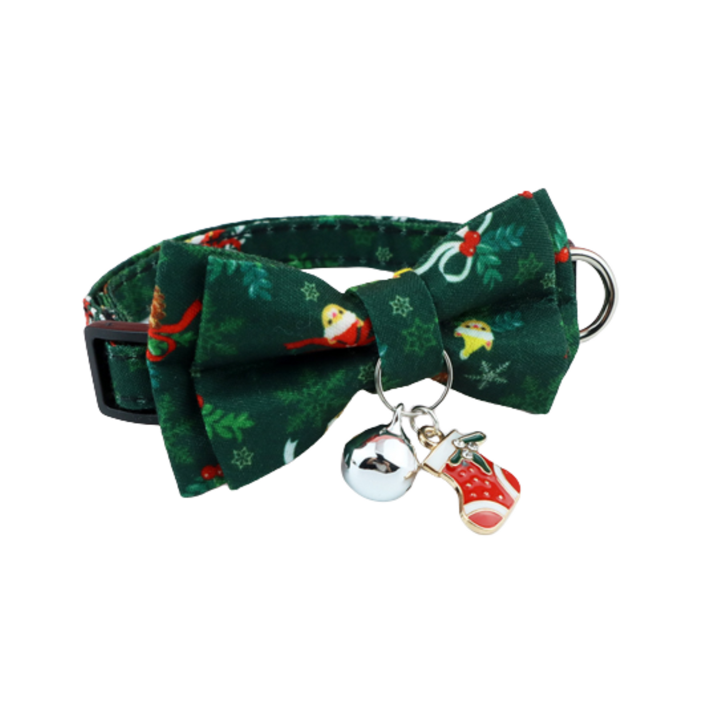 Christmas Series | Dog Collar With Bow and Charms