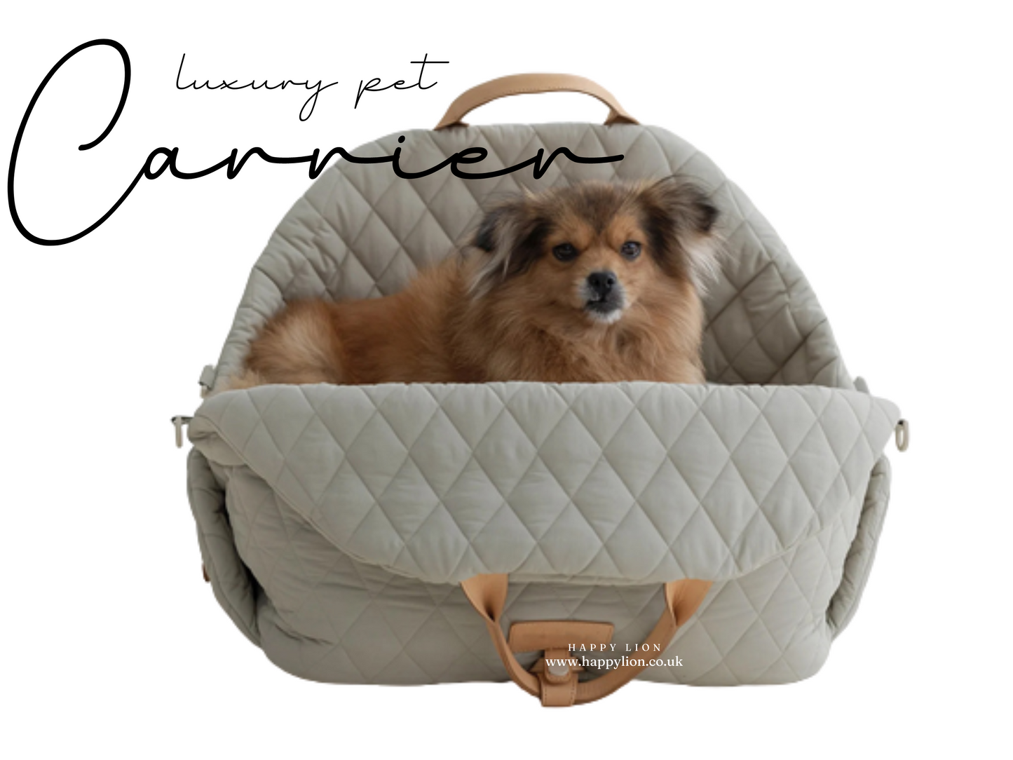 Dog Carrier Bag :Travel in Style with Our Luxurious Dog Carrier Bag