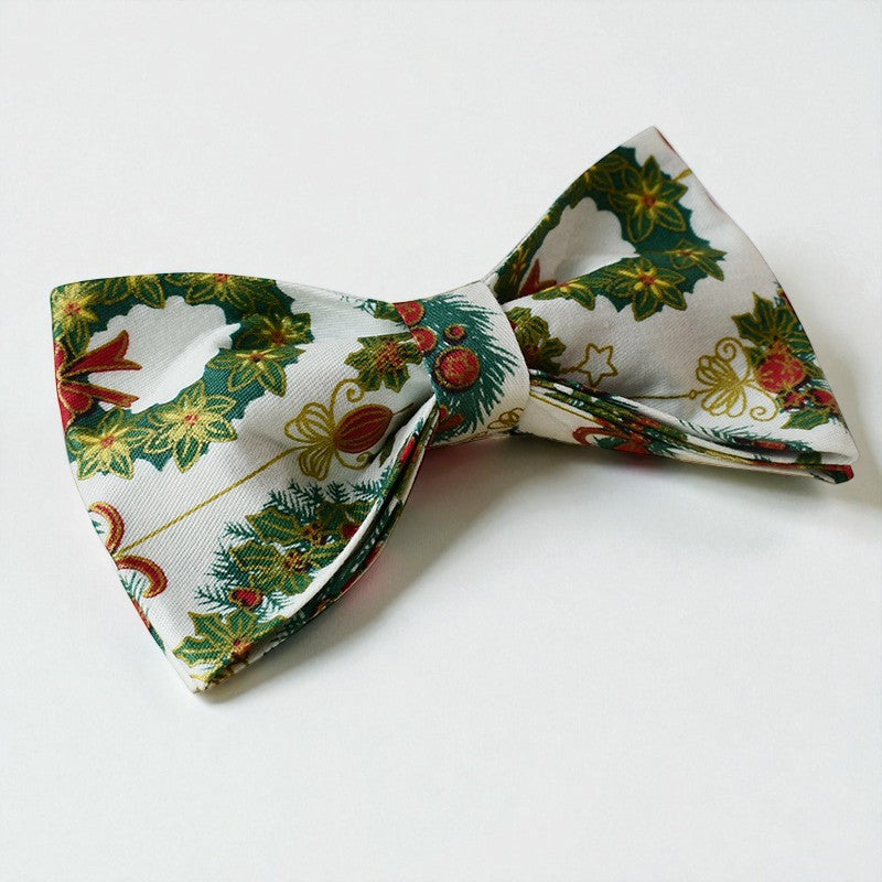 Christmas Dog Collar and Leash Set – Holiday Wreath Edition