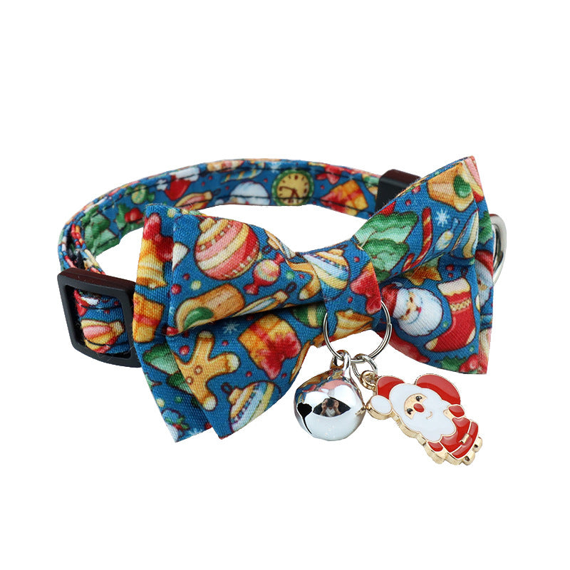 Christmas Series | Dog Collar With Bow and Charms