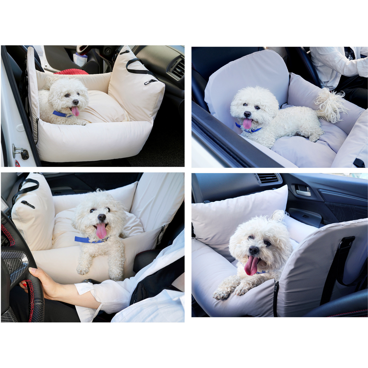 Multi-functional, Safe, Stylish Dog Car Seat and Bed