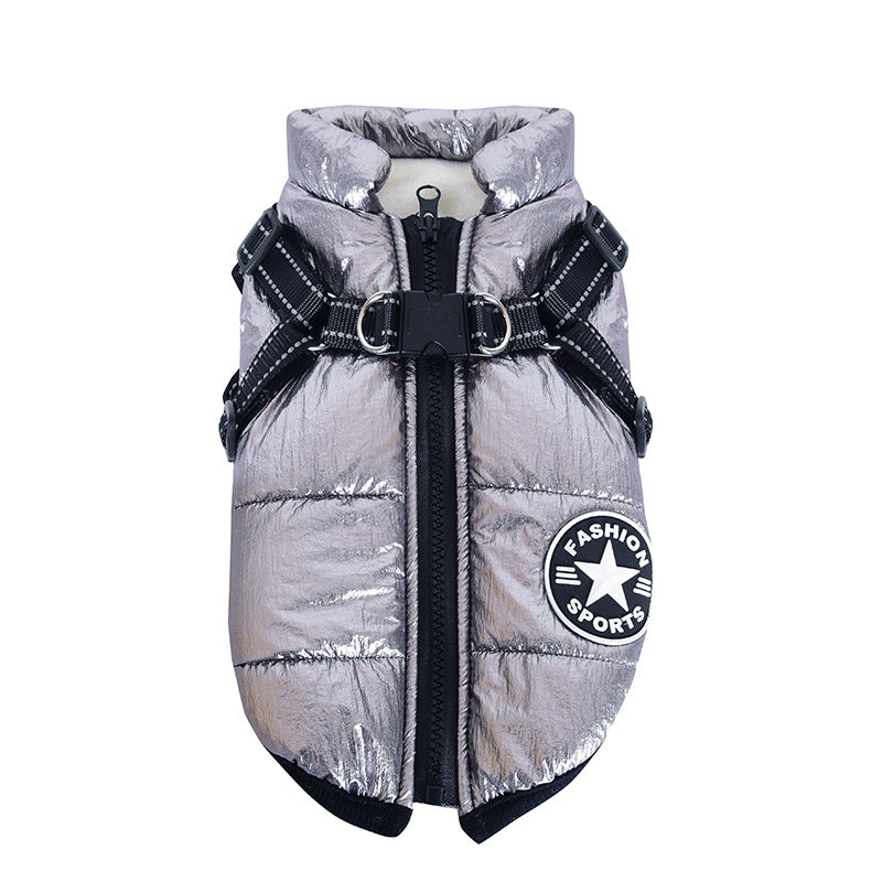 Dog Waterproof Vest with Integrated Harness