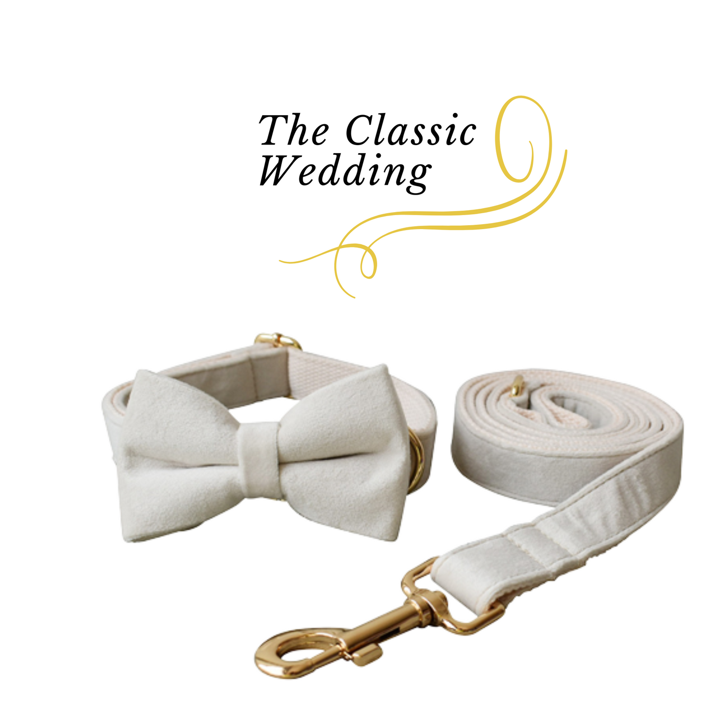 Dog Wedding Collar and Lead | Classic Wedding