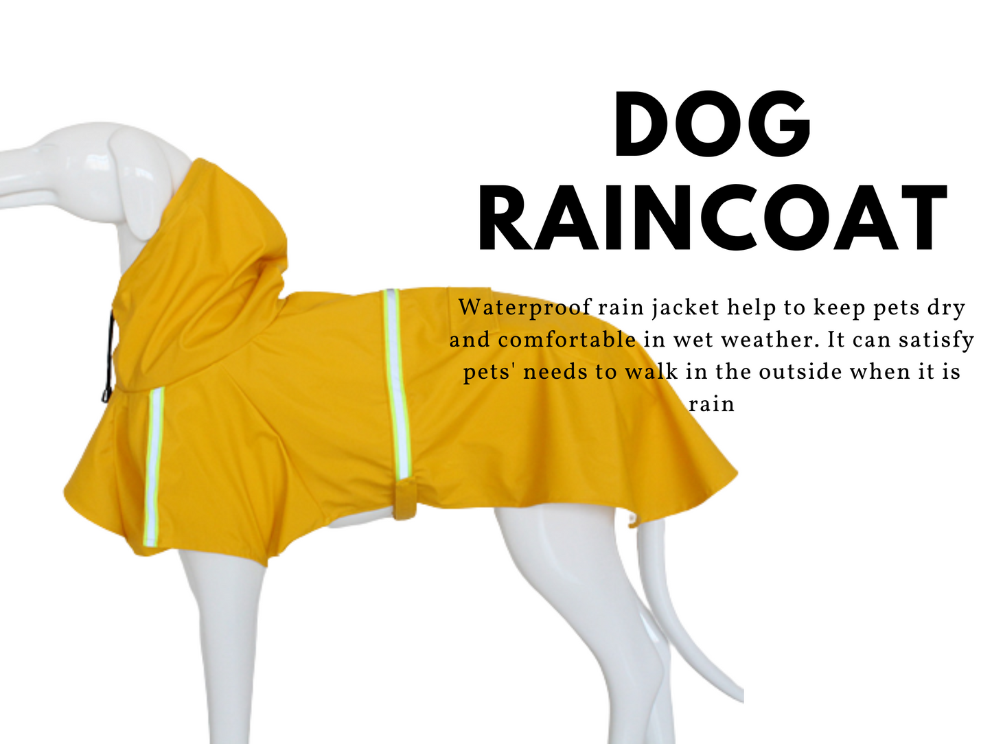 Dog Raincoat Waterproof , Dog Rainsuit , Yellow Dog Raincoat , Pink Dog Raincoat , Blue Dog Raincoat, Dog Raincoat UK