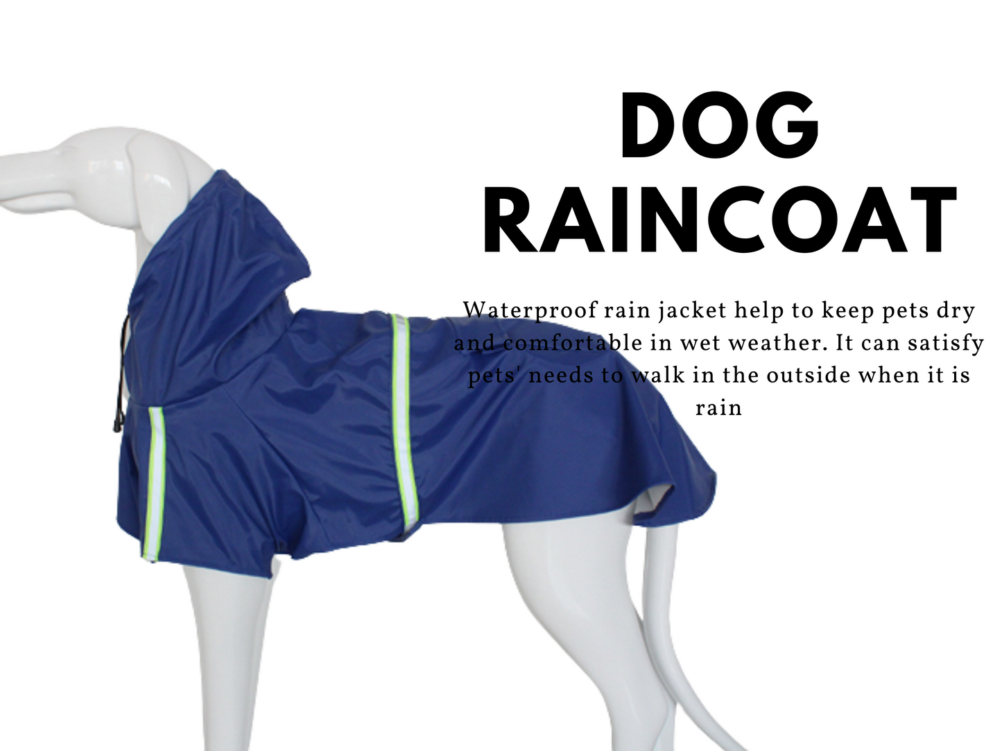 Dog Raincoat Waterproof , Dog Rainsuit , Yellow Dog Raincoat , Pink Dog Raincoat , Blue Dog Raincoat, Dog Raincoat UK