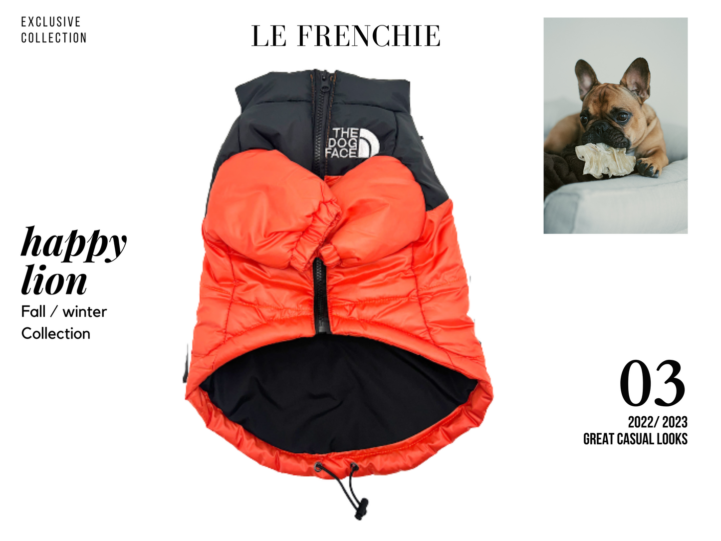 French Bulldog Puffer Jacket