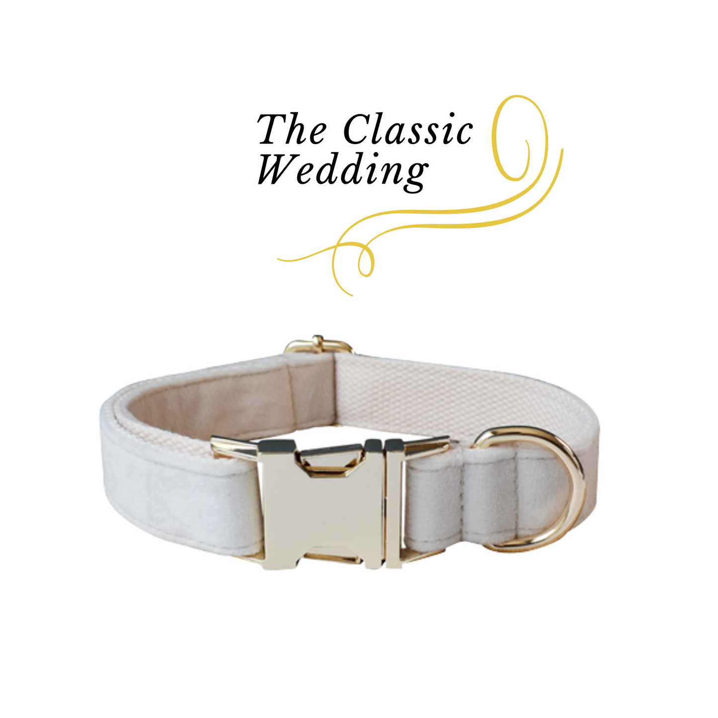 Dog Wedding Collar and Lead | Classic Wedding