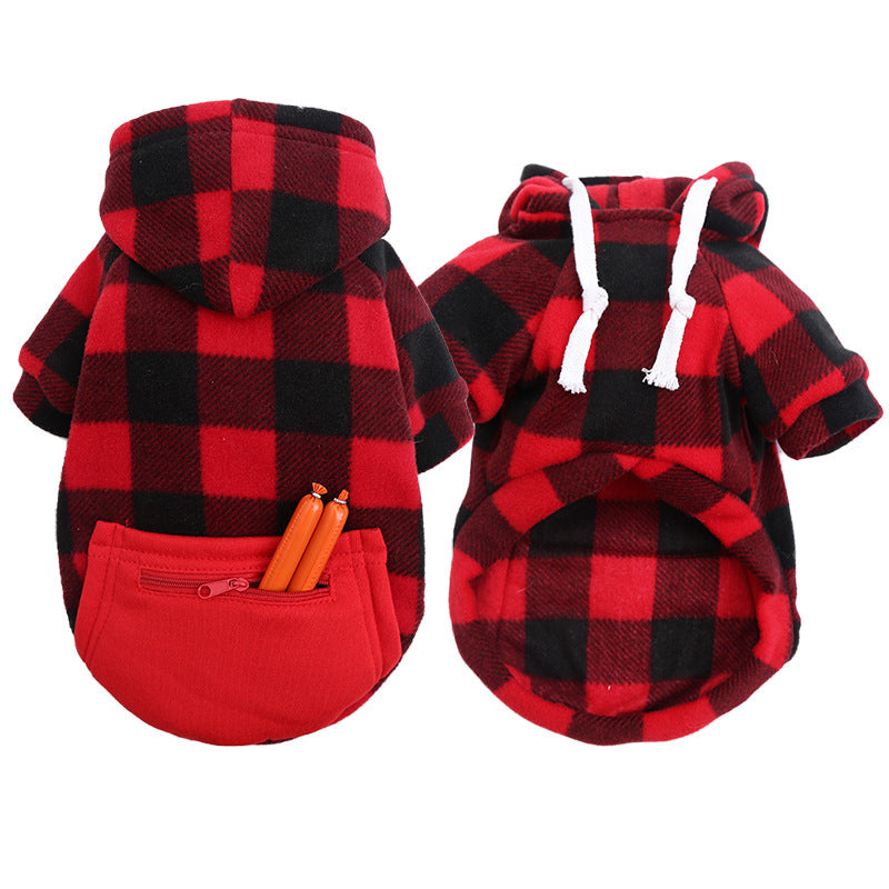 Red best sale dog clothing